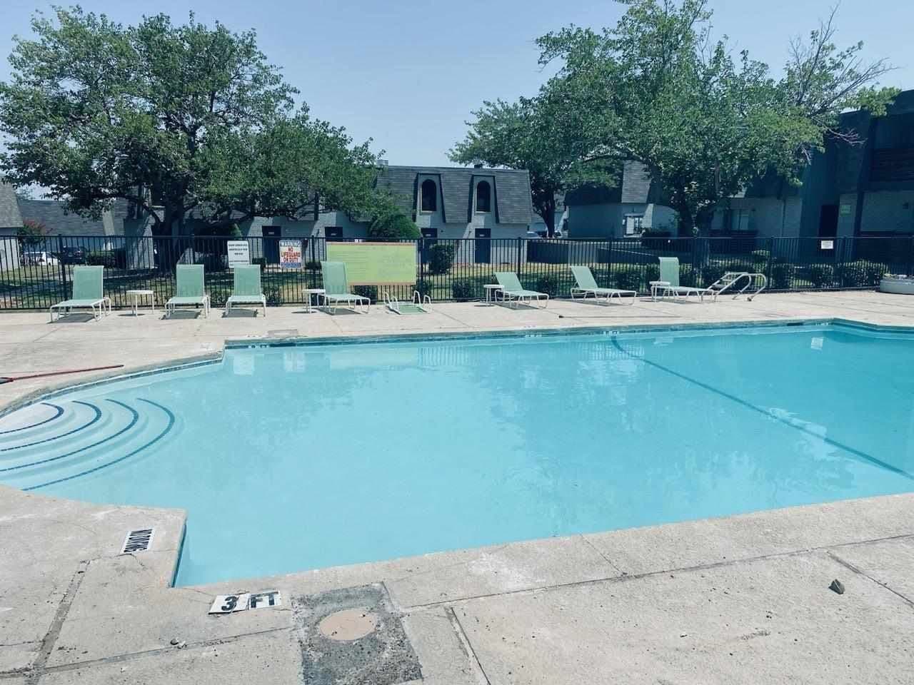 Sparkling clean pool maintained weekly